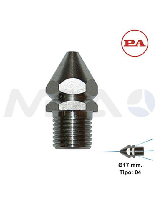 25.1201.51 BOQUILLA ROMPEDORA Ø17MM-1/4"M-TIPO 04.