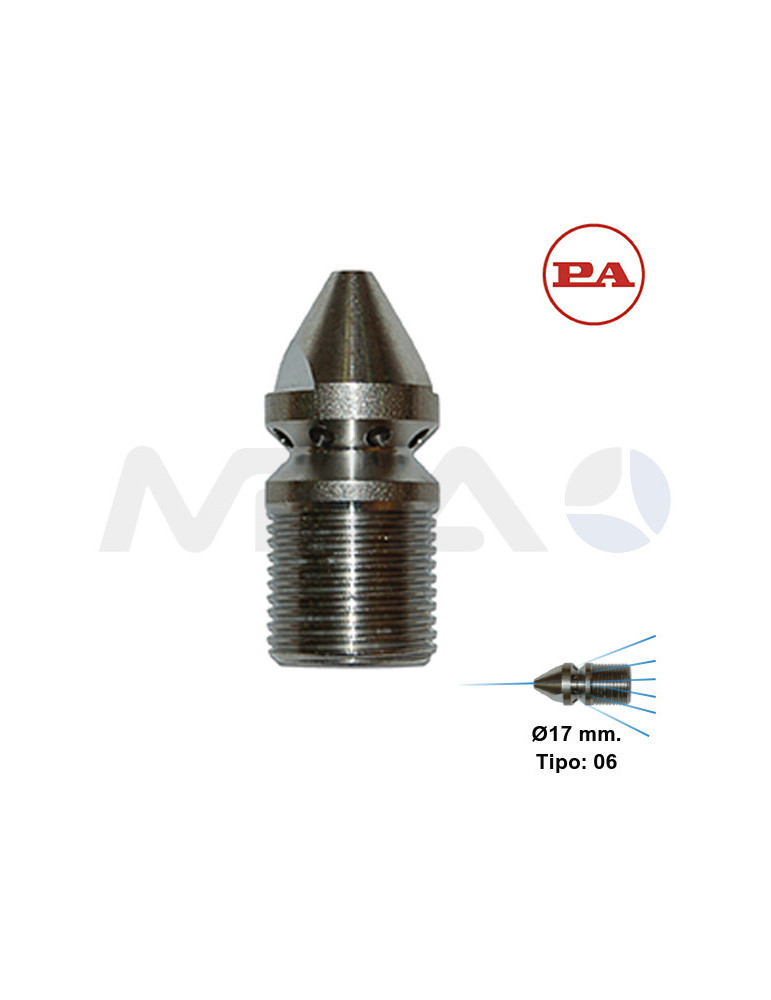 25.1210.51 BOQUILLA ROMPEDORA Ø17MM-3/8"M-TIPO 06.