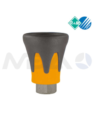 PORTABOQUILLAS "ST 10" INOX NEGRO/AMARILLO 400 BAR-60 L-150 °C.