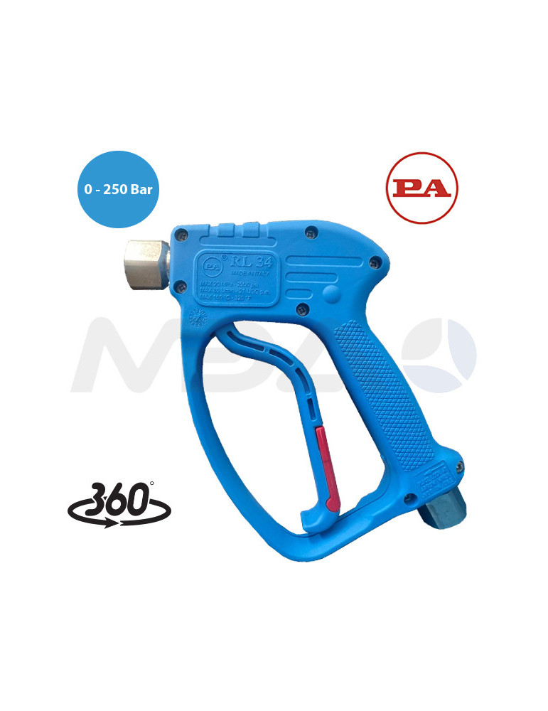 PISTOLA ALTA PRESION "RL 34 GIRATORIA"- 180 BAR-80L-160°C.