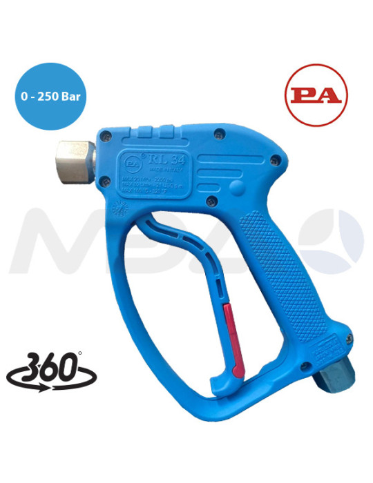 PISTOLA ALTA PRESION "RL 34 GIRATORIA"- 180 BAR-80L-160°C.