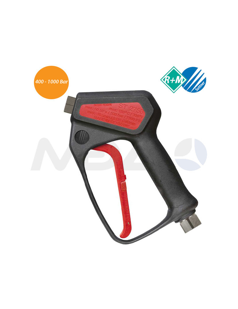 PISTOLA ALTA PRESION "ST 2750- 500 BAR-30L-150°C.