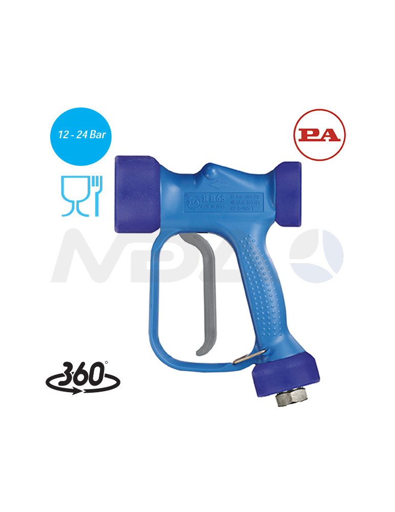 30.6310.00 PISTOLA "RB 65"- 24 BAR-60L-90°C.