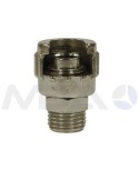 ADAPTADOR LATON CROMADO P/MANGUERA ESPUMOGENO. CONEXION BAYONETA-1/4"M.