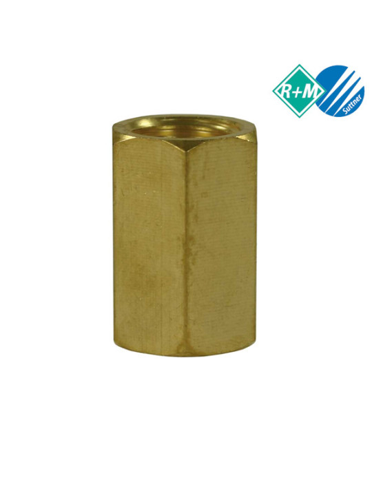 MANGUITO 3/8"H-3/8"H LATÓN.