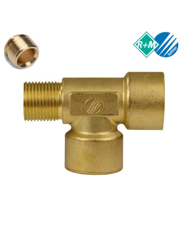 UNIÓN "T" LATÓN 3/8"H-3/8"M.
