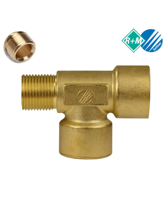 UNIÓN "T" LATÓN 3/8"H-3/8"M.