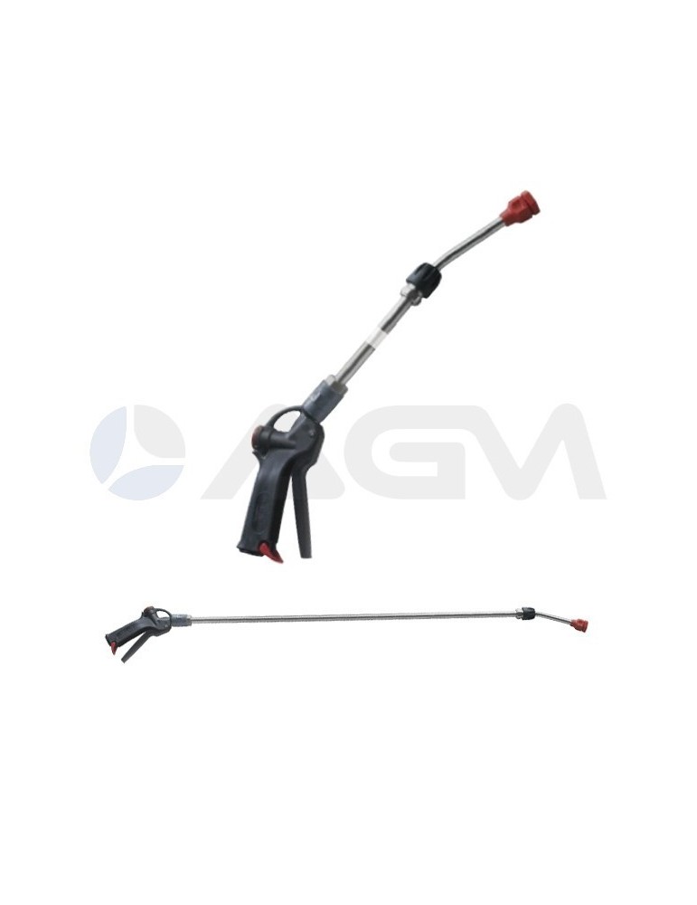 PISTOLA "JOLLY 25"+LANZA TELESC. INOX 1080-1925mm 15B-30L-50°C VITON.