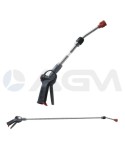 PISTOLA "JOLLY 25"+LANZA TELESC. INOX 1080-1925mm 15B-30L-50°C VITON.