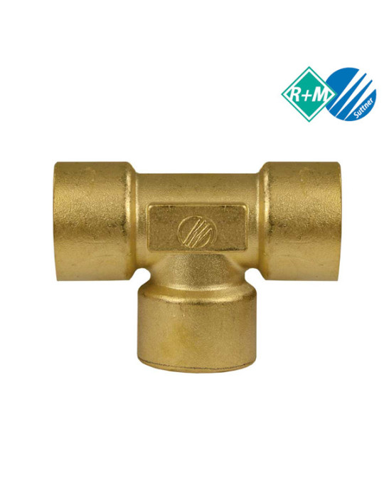 UNIÓN "T" LATÓN 3 x 3/8"H.