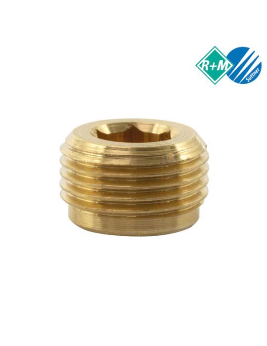 TAPÓN ALLEN LATÓN  1/4"M.