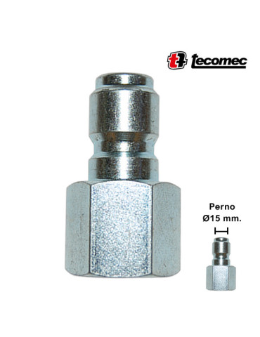 (M) ENCHUFE RÁPIDO BOLAS 3/8"H-P/PERNO Ø15MM.