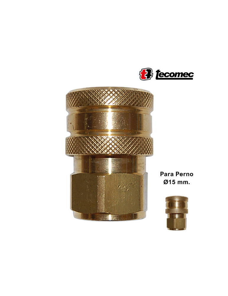 (H) ENCHUFE RÁPIDO BOLAS 3/8"H-P/PERNO Ø15MM.