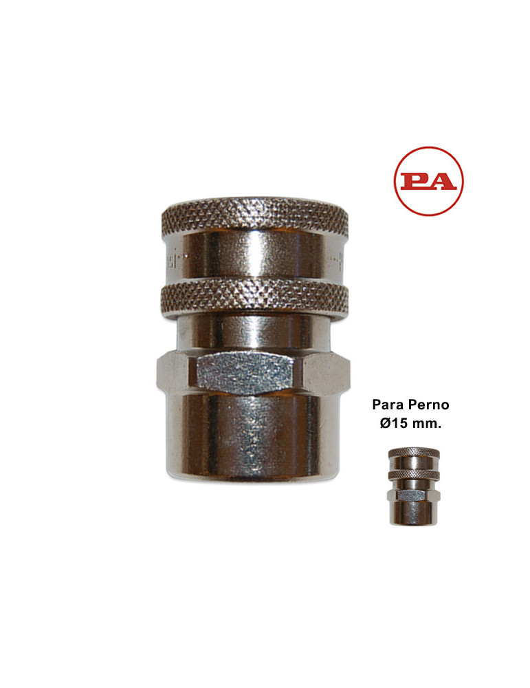 (H) ENCHUFE RÁPIDO BOLAS 1/2"H-P/PERNO Ø15MM.