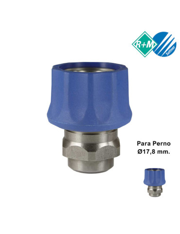 (H) ENCHUFE RÁPIDO BOLAS INOX 3/8"H-P/PERNO Ø17,8MM.