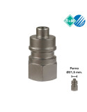 (M) ENCHUFE RÁPIDO BOLAS INOX 1/4"H-PERNO Ø21,5MM.