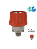 (H) ENCHUFE RÁPIDO BOLAS INOX 1/4"M-P/PERNO Ø21,5MM.