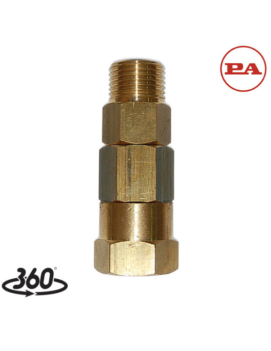 ENLACE GIRATORIO "LR" 1/2"H- 1/2"M LATÓN.