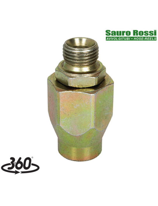 ENLACE GIRATORIO 1/2"H- 1/2"M ACERO ZN.
