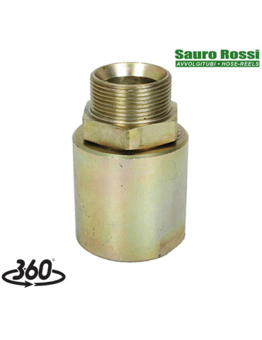 ENLACE GIRATORIO 1"1/2H- 1"1/2M ACERO ZN.