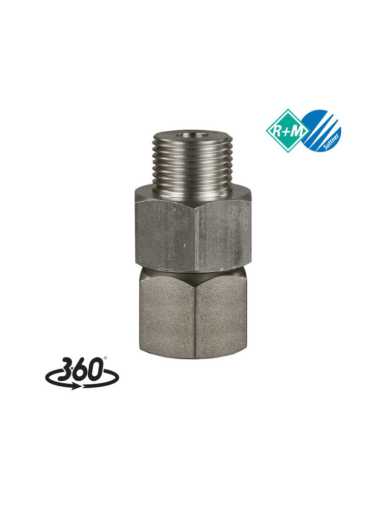 ENLACE GIRATORIO ST-310 3/8"H- 3/8"M INOX.
