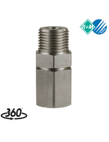 ENLACE GIRATORIO ST-340 1/2"H- 1/2"M INOX.