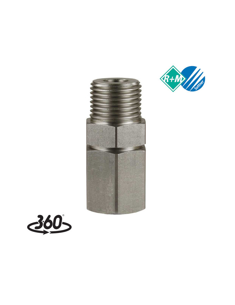 ENLACE GIRATORIO ST-340 1/2"H- 1/2"M INOX.