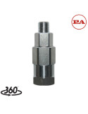 ENLACE GIRATORIO "MR-I" 1/4"H- 1/4"M INOX.