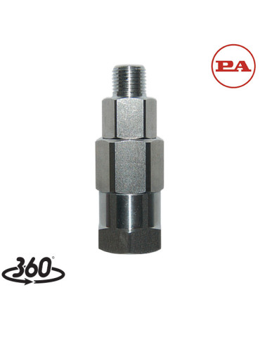 ENLACE GIRATORIO "MR-I" 3/8"H- 3/8"M INOX.