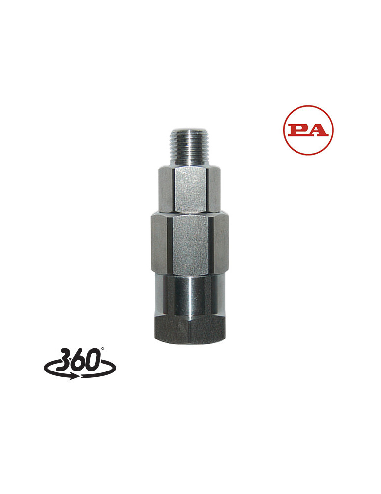 ENLACE GIRATORIO "MR-I" 3/8"H- 3/8"M INOX.