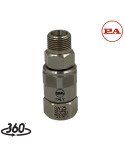 ENLACE GIRATORIO "SW25-E" 3/8"H- 3/8"M INOX.