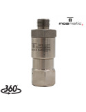 MOSMATIC "DGV" ENLACE GIRATORIO- 1/4"H- 1/4"M INOX.