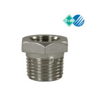 RACOR REDUCTOR 1/2"H-3/4"M INOX.