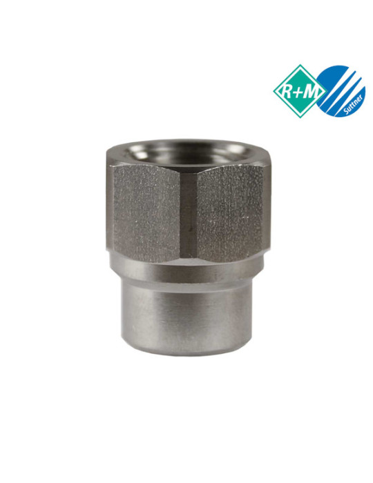 RACOR REDUCTOR 1/4"H-3/8"H INOX.