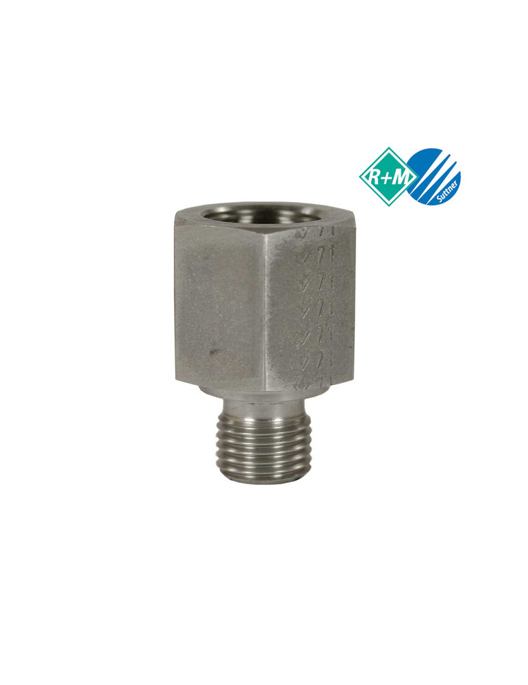 PROLONGADOR REDUCTOR 3/8"H-1/2"M INOX.