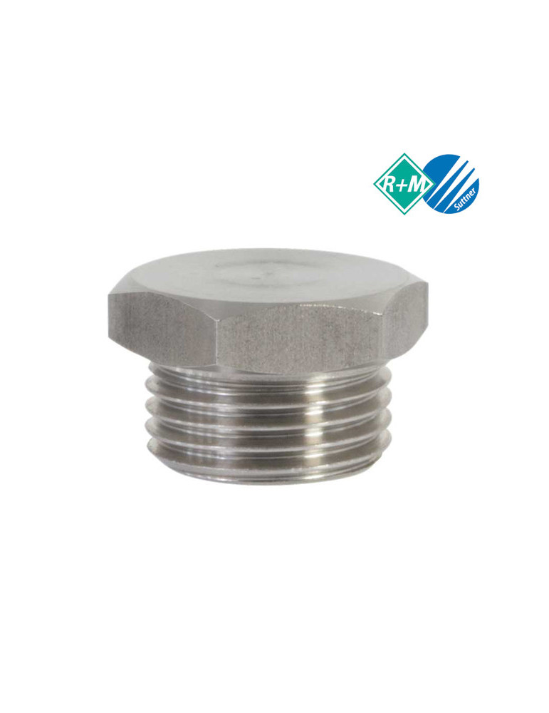 TAPÓN INOX  1/8"M.