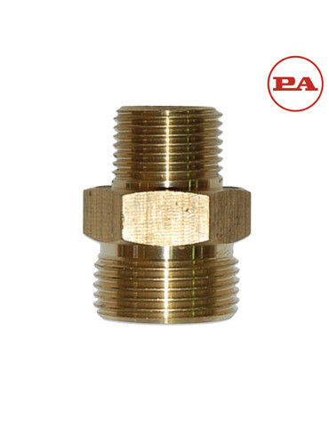 PARTE "M" ENCHUFE RÁPIDO FIJO M22" M - 1/2" M LATÓN.