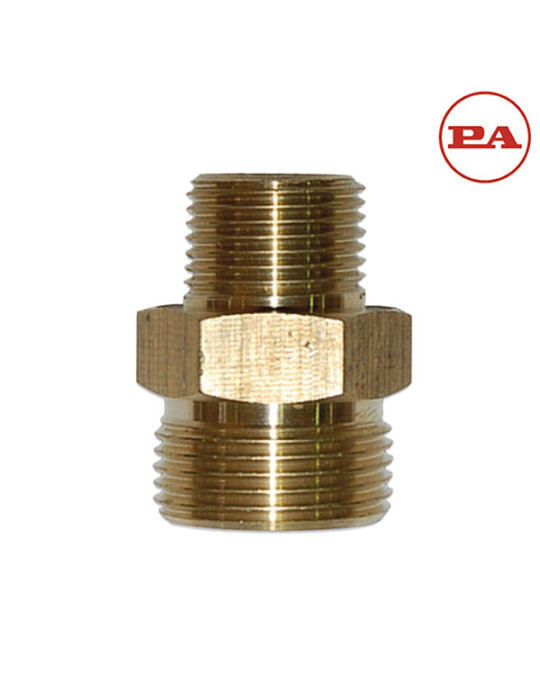 PARTE "M" ENCHUFE RÁPIDO FIJO M22" M - 1/2" M LATÓN.