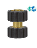 PARTE "H" ENCHUFE RÁPIDO FIJO M22" H - M22" H LATÓN.