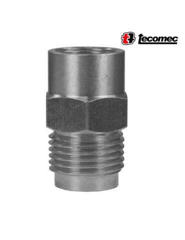 PARTE "M" ENCHUFE RÁPIDO FIJO 1/2" M - 3/8" H LATÓN ZN.