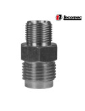 PARTE "M" ENCHUFE RÁPIDO FIJO 1/2" M - 3/8" M LATÓN ZN.