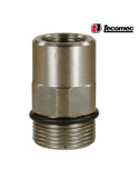 ARF-70 PARTE "M" ENCHUFE RÁPIDO FIJO M24" M - 1/4" H INOX.