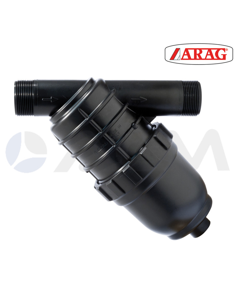 327053 FILTRO ASPIRACIÓN AGUA 1"1/4 M-M ARAG.