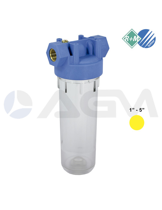 73460 FILTRO EN LÍNEA AGUA 1" H-H - 5" SUTTNER.
