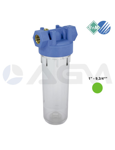 73480 FILTRO EN LÍNEA AGUA 1" H-H - 9,3/4" SUTTNER.