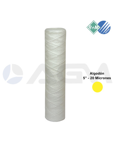 73456 CARTUCHO FILTRO LÍNEA 5" - 20 MICRONES.