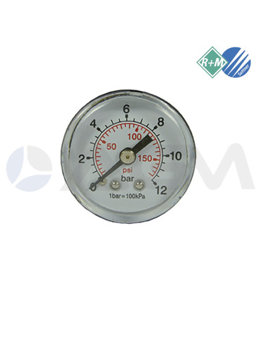 54750 MANÓMETRO GLICERINA 0-12 BAR-Ø40-1/8"M.