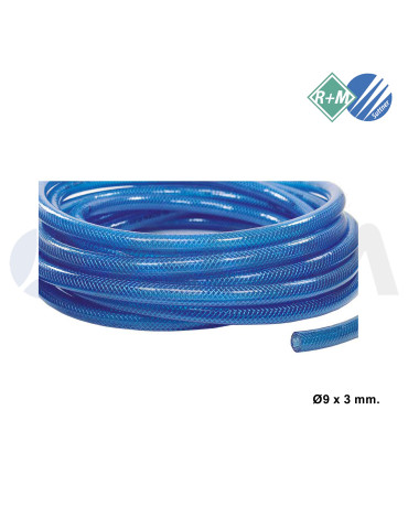 080000310 MANGUERA AZUL FIBRA SINTÉTICA Ø9x3.