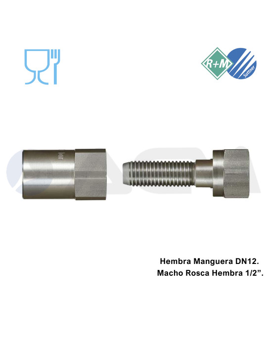 329512129 EMPALME MANGUERA PURECLEAN 365+ DNØ12.