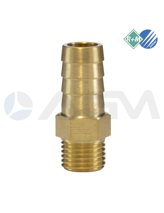 71085 RACOR P/MANGUERA DN16-1/2"M-LATÓN.